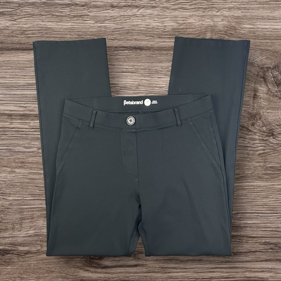 BETABRAND Classic Straight Leg Yoga Dress Pants Size M - Picture 5 of 16